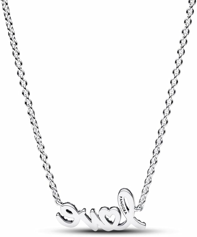 ❤︎M❤︎ Amazon.com: PANDORA Sparkling Handwritten Love Collier